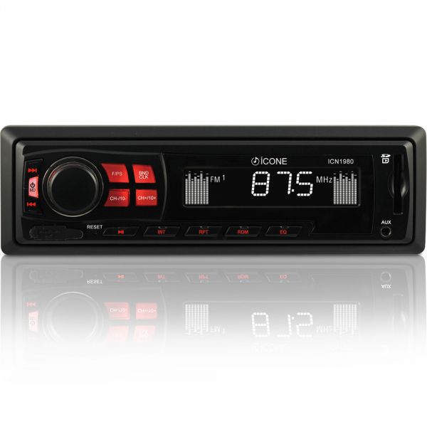 MP3 Player Automotivo ICN1980 com Entradas USB/SD e Auxiliar